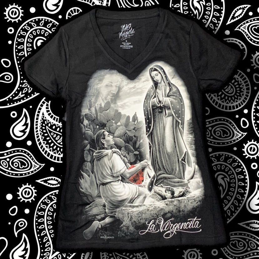 DGA Women's V-Necks -La Virgencita