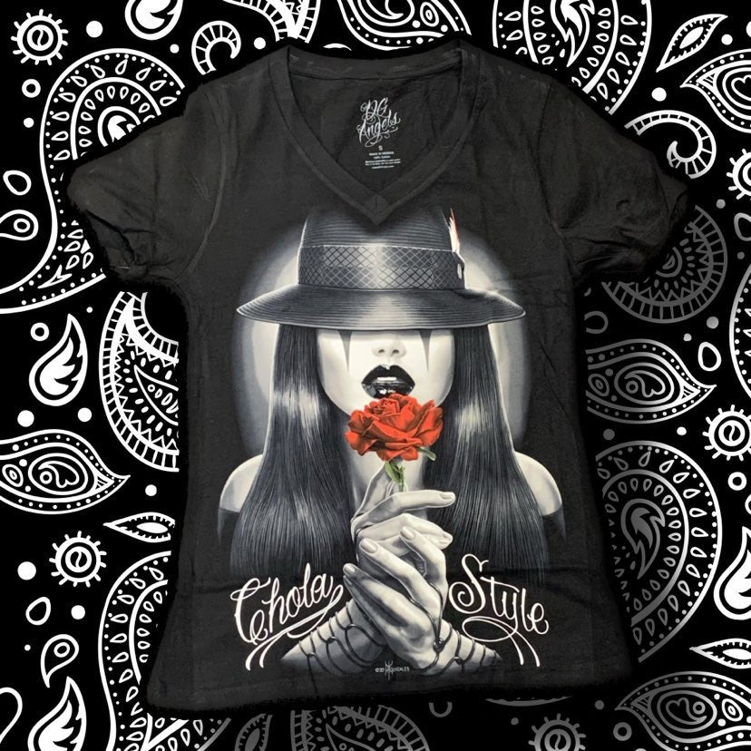 DGA Women's V-Necks - Chola Style