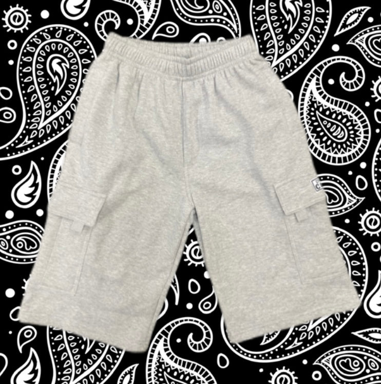 Pro Club - Fleece Cargo Shorts (H.Gray)