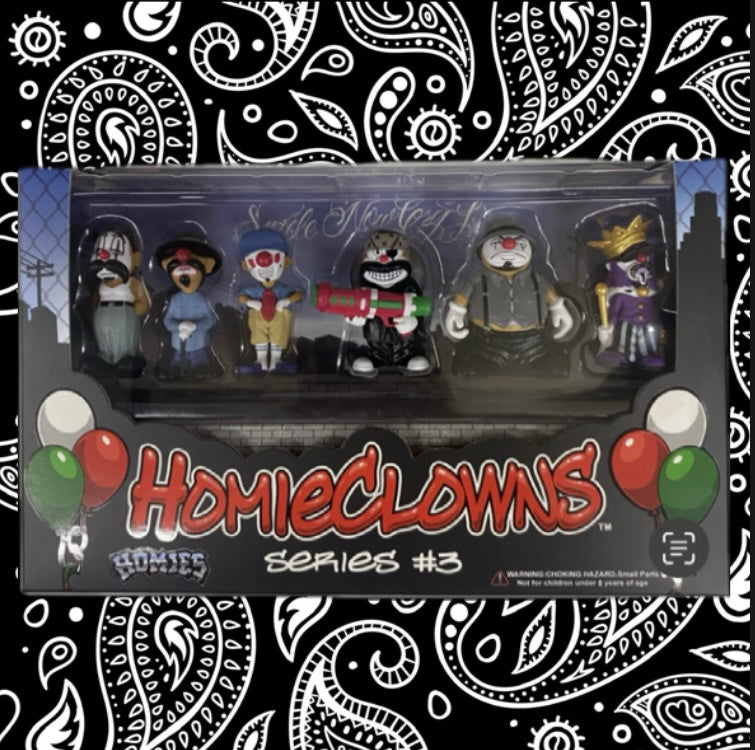 DGA HOMIES - CLOWNS Series #3 Figure Box Set