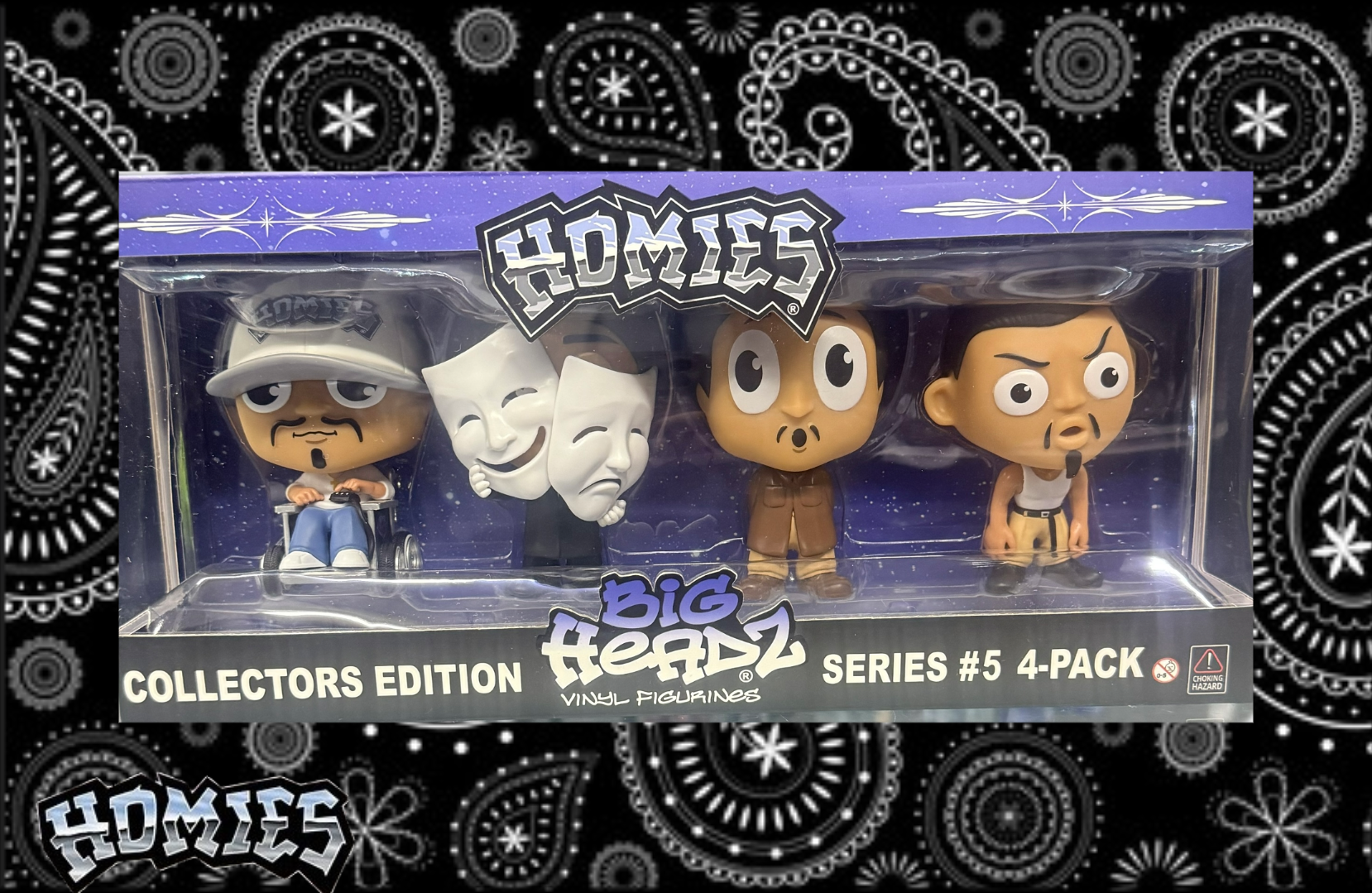 Homies Big Headz - 4 PACK Series 5