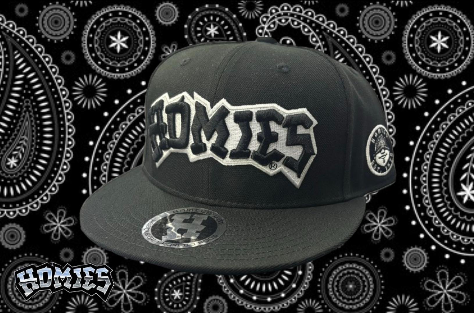 Homies Snapback Hat -  Khaki