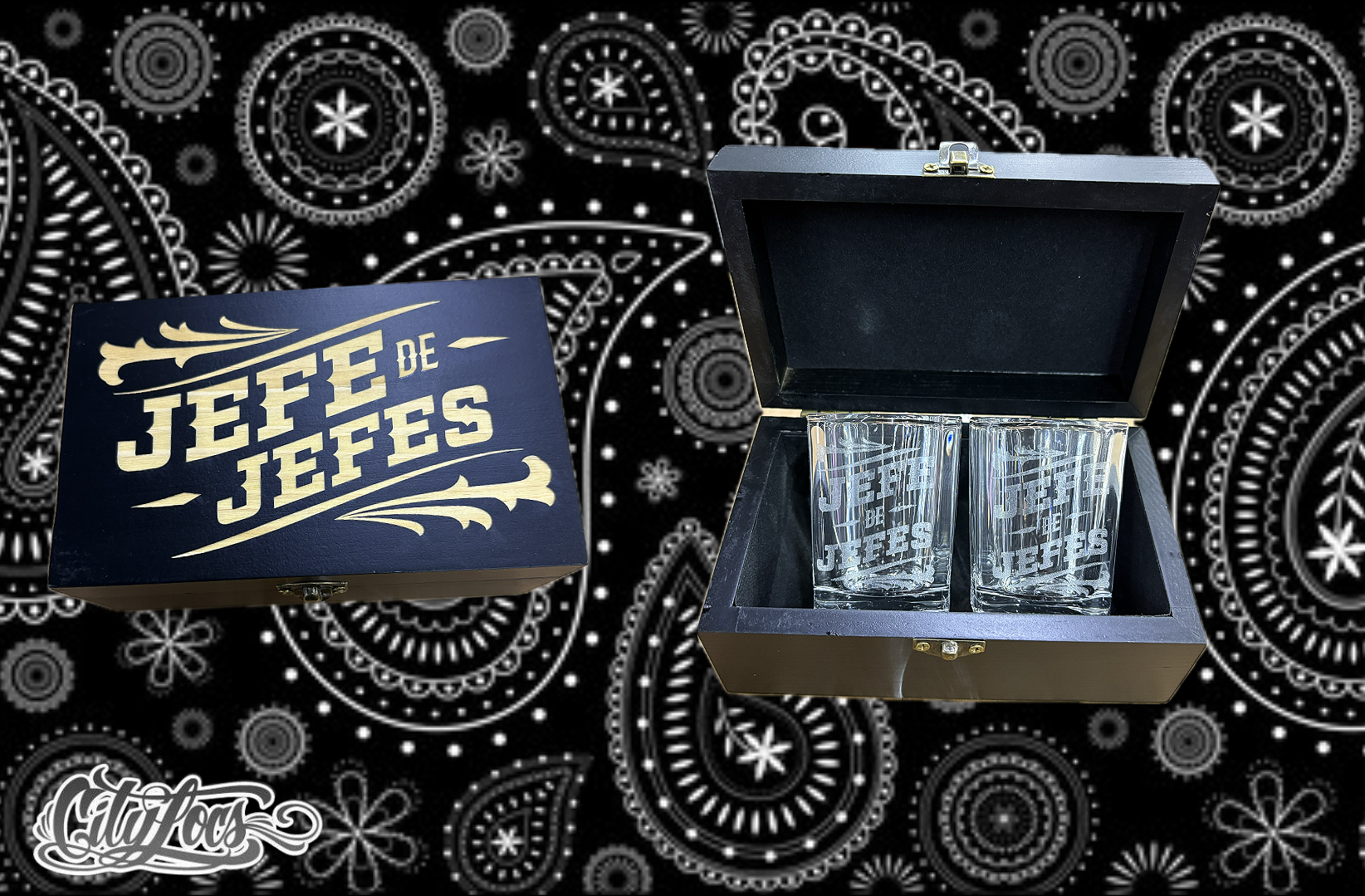 City Locs - El Jefe de Jefes - Tequila Shot Box Set
