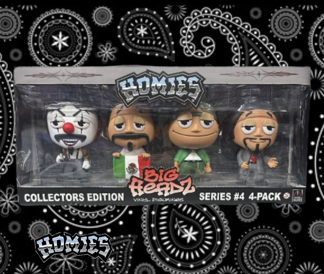 Homies Big Headz - 4 PACK  Series 4