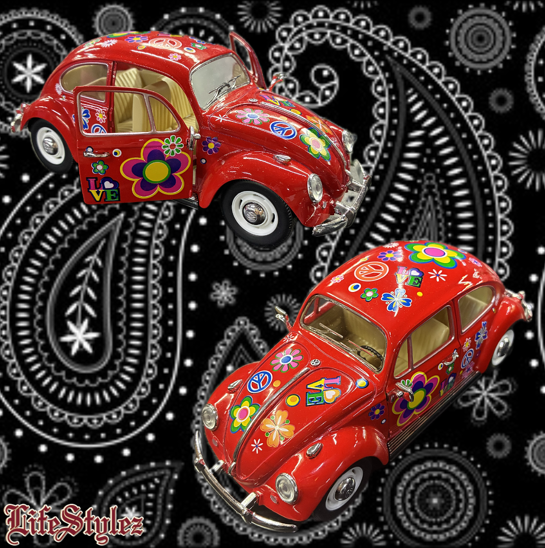 Die-Cast Collectable Cars - 1967 Volkswagen Classic Beetle Hard Top with Decals