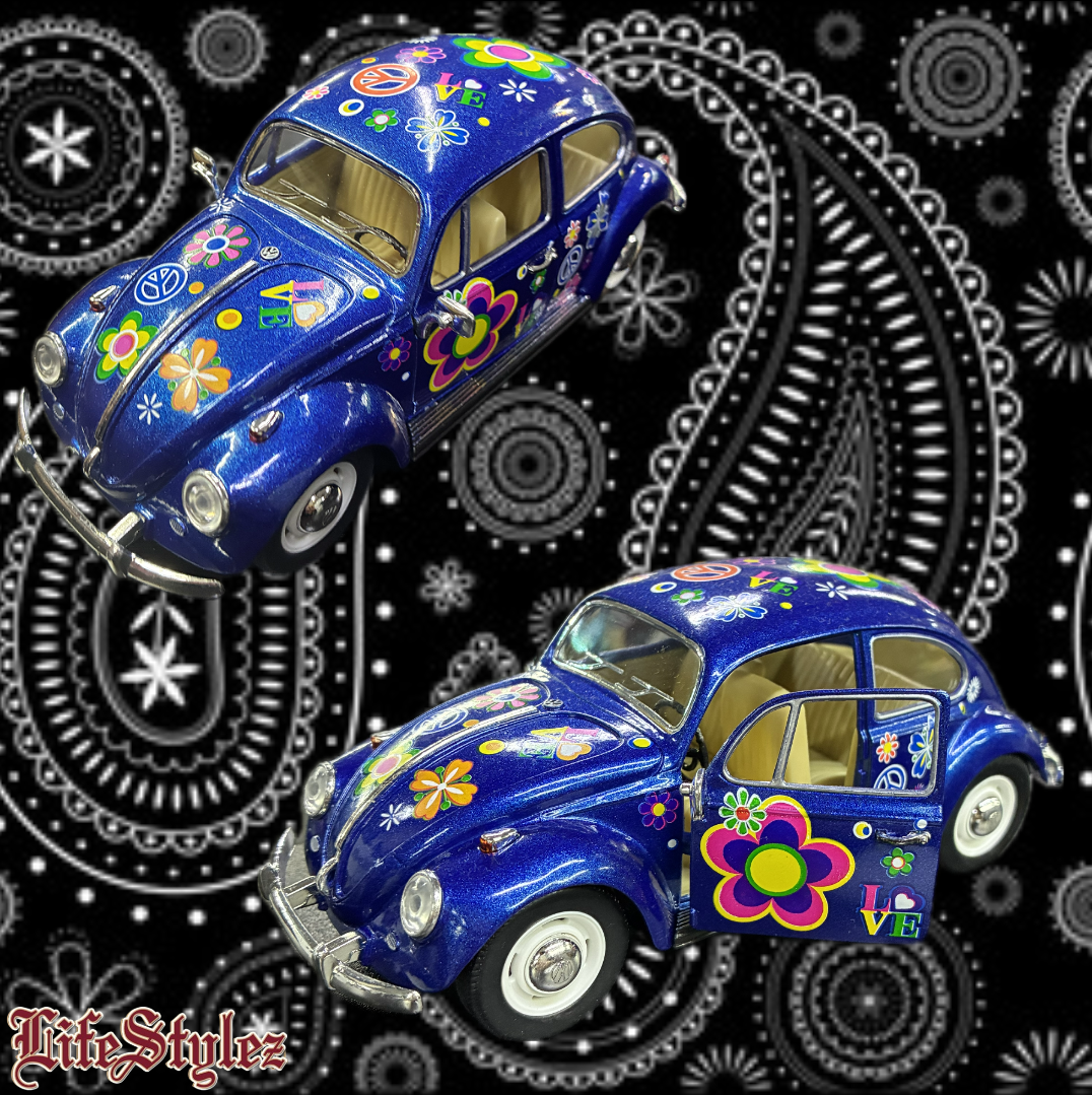 Die-Cast Collectable Cars - 1967 Volkswagen Classic Beetle Hard Top with Decals