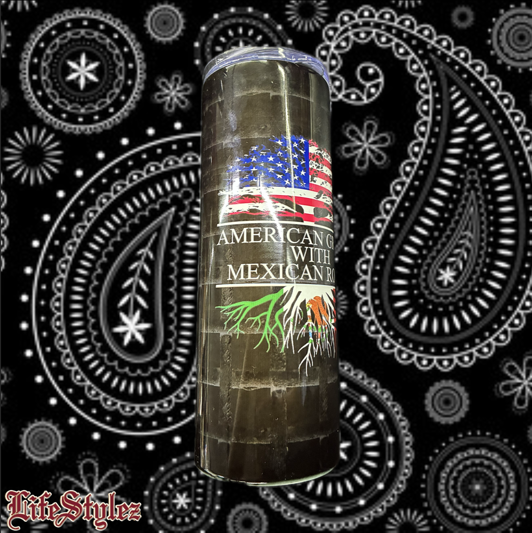 American with Mexican roots Thermal Tumbler