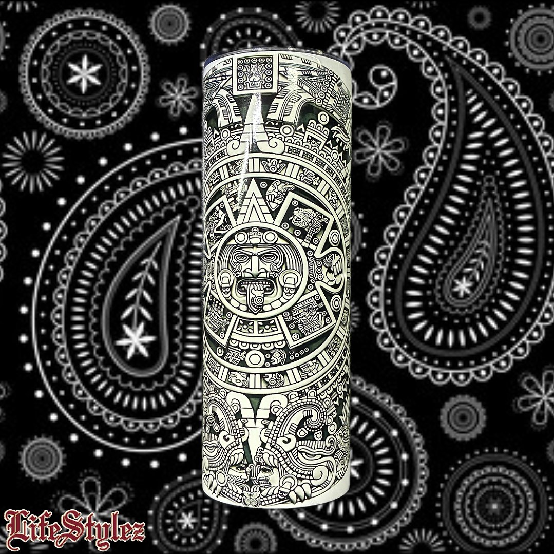 Aztec Calander Thermal Tumbler