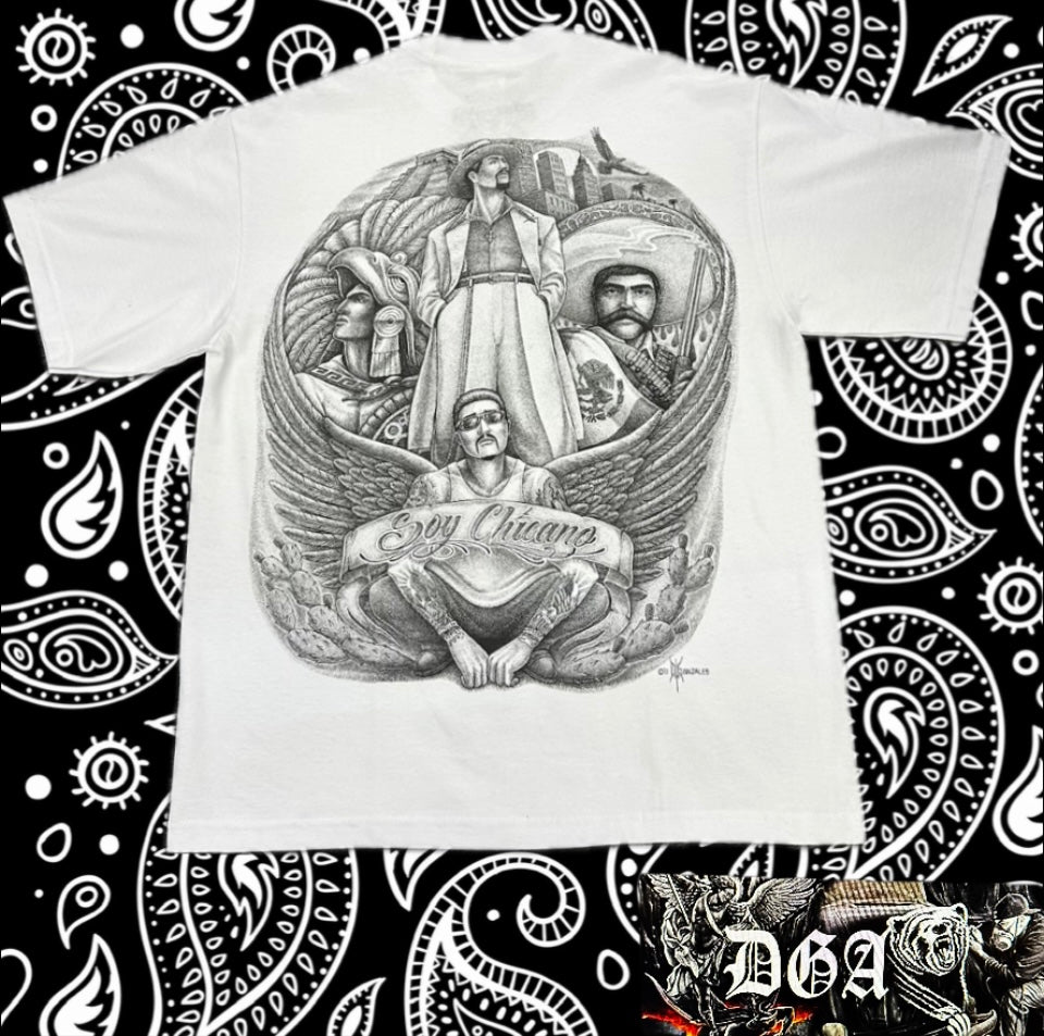 DGA - Soy Chicano Tshirt (White only)