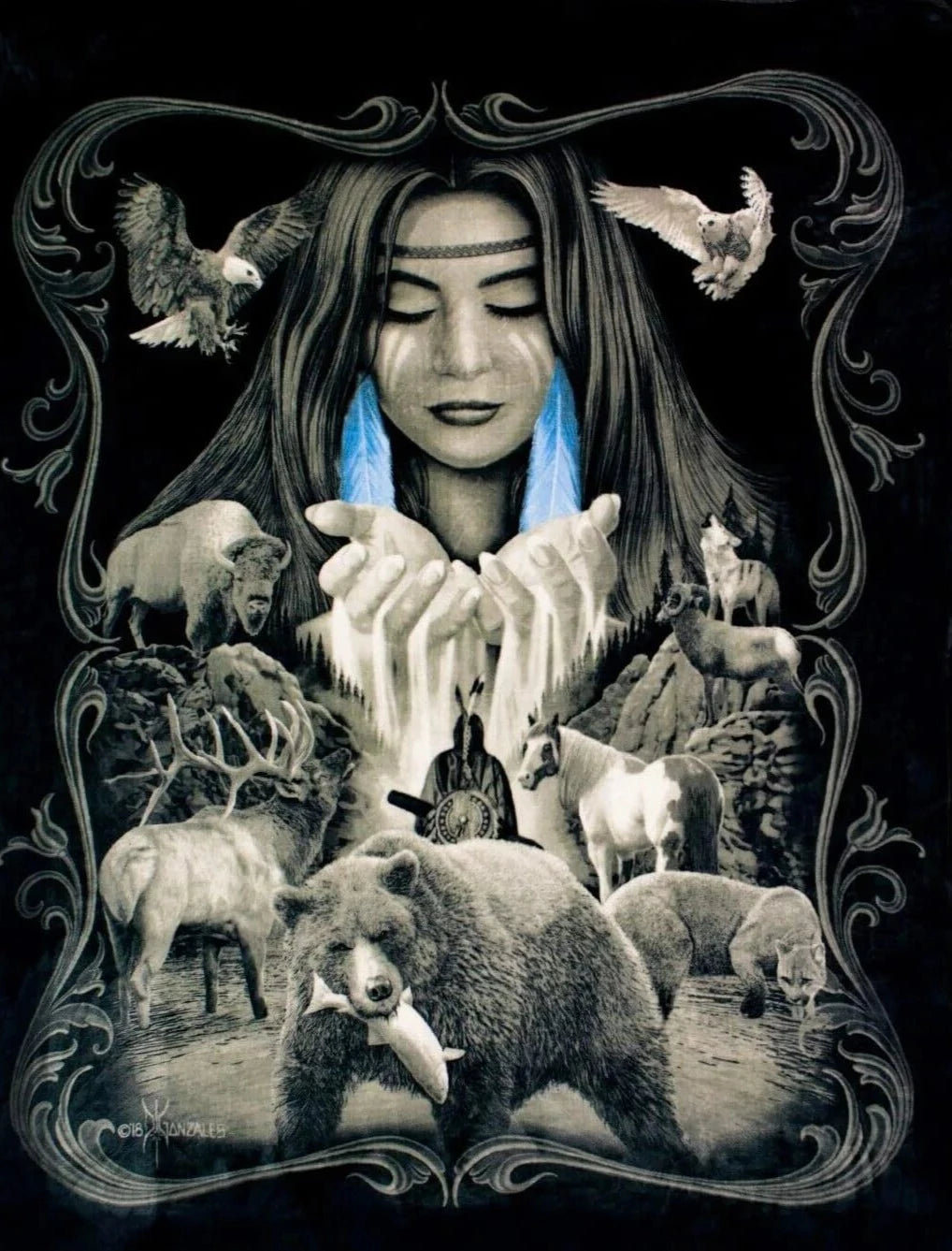 DGA Queen Blanket - Mother Earth