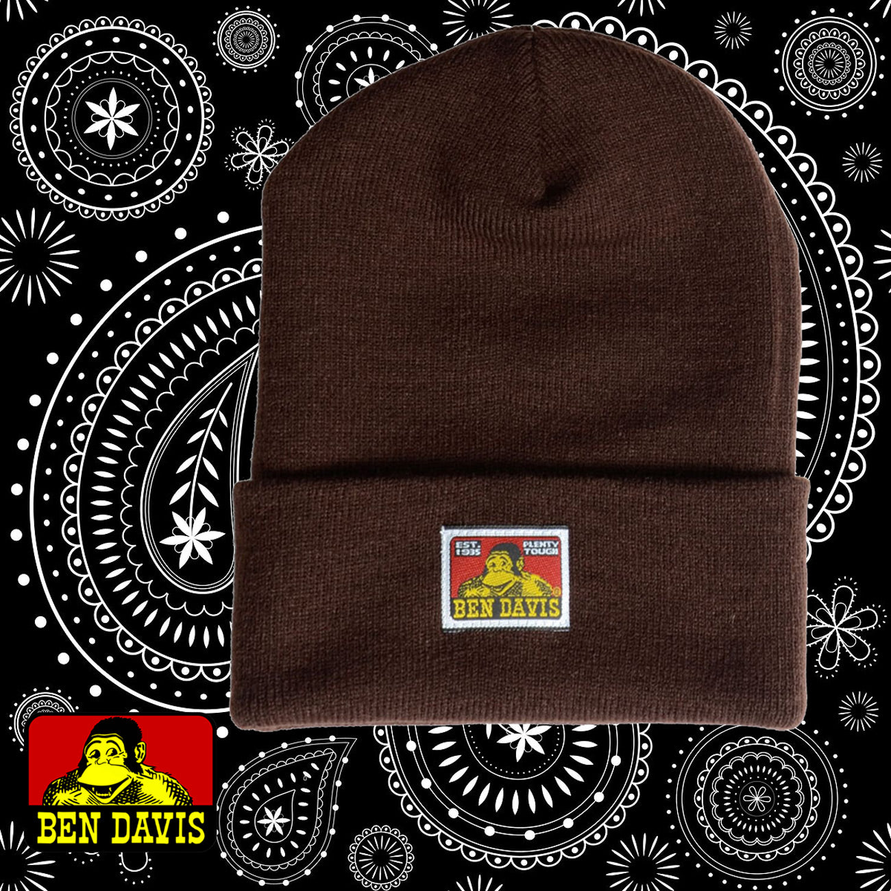 Ben Davis Beanie - Brown