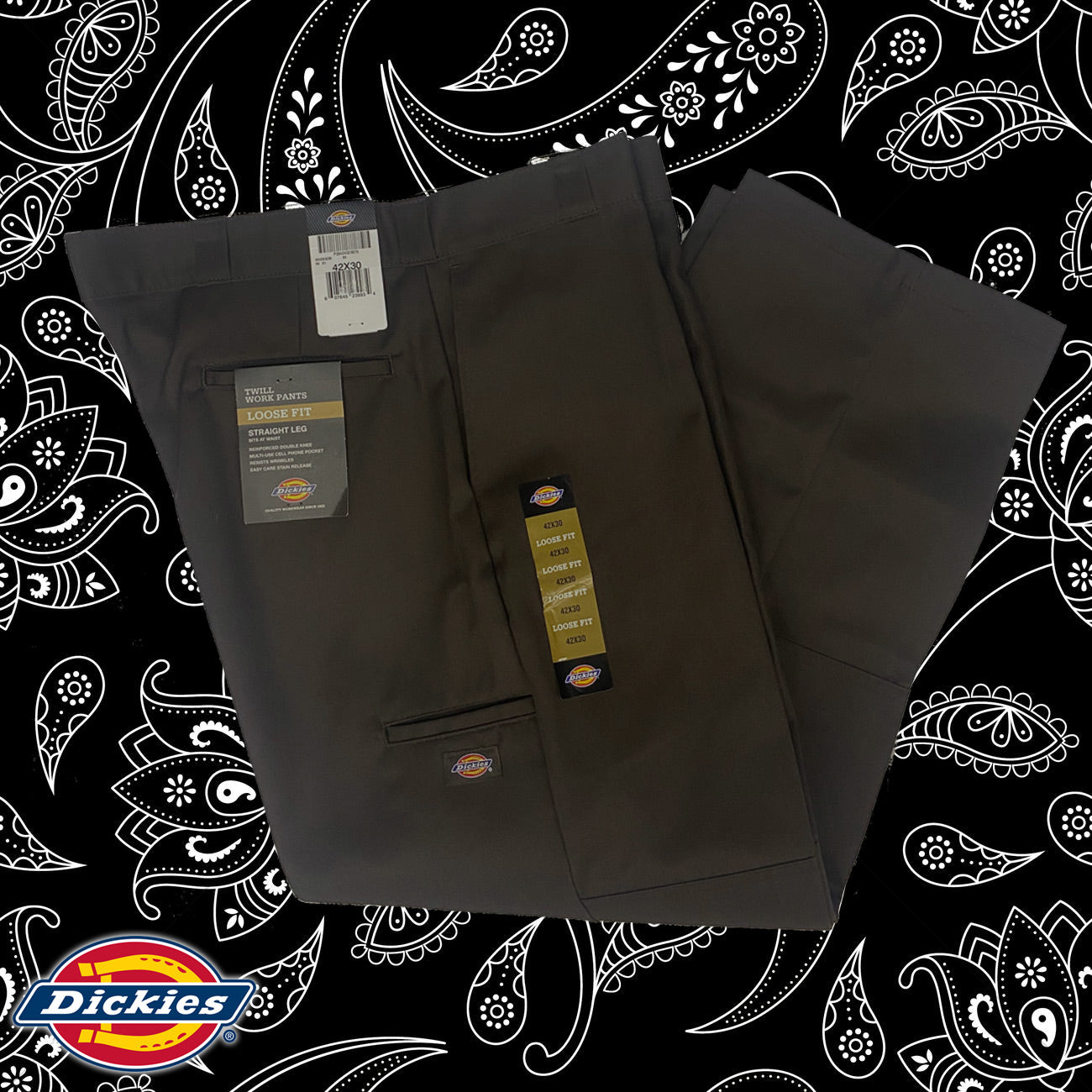 Dickies Mens Pants - 30 length only - Brown