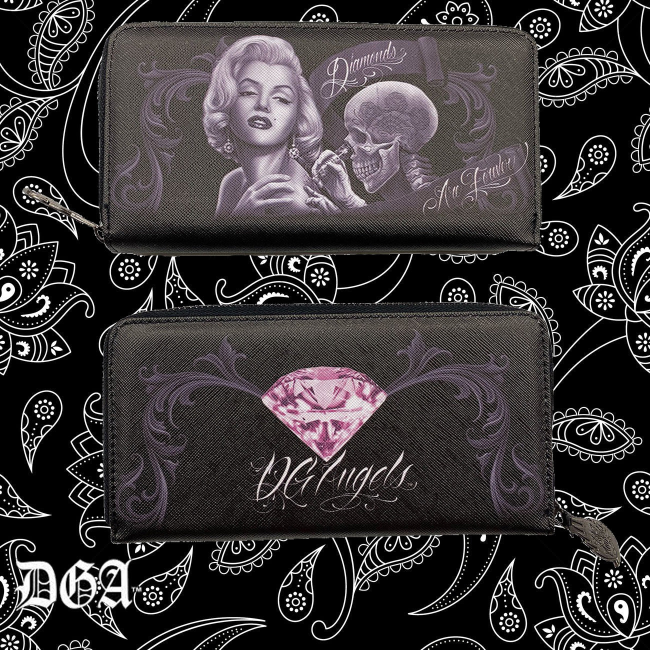 DGA Ladies Wallet - Diamonds