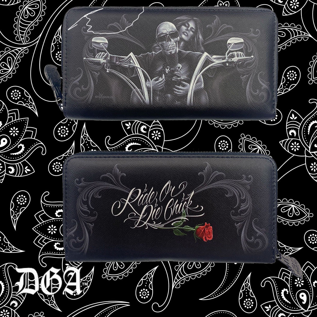 DGA Ladies Wallet -Ride Or Die - My Old Lady