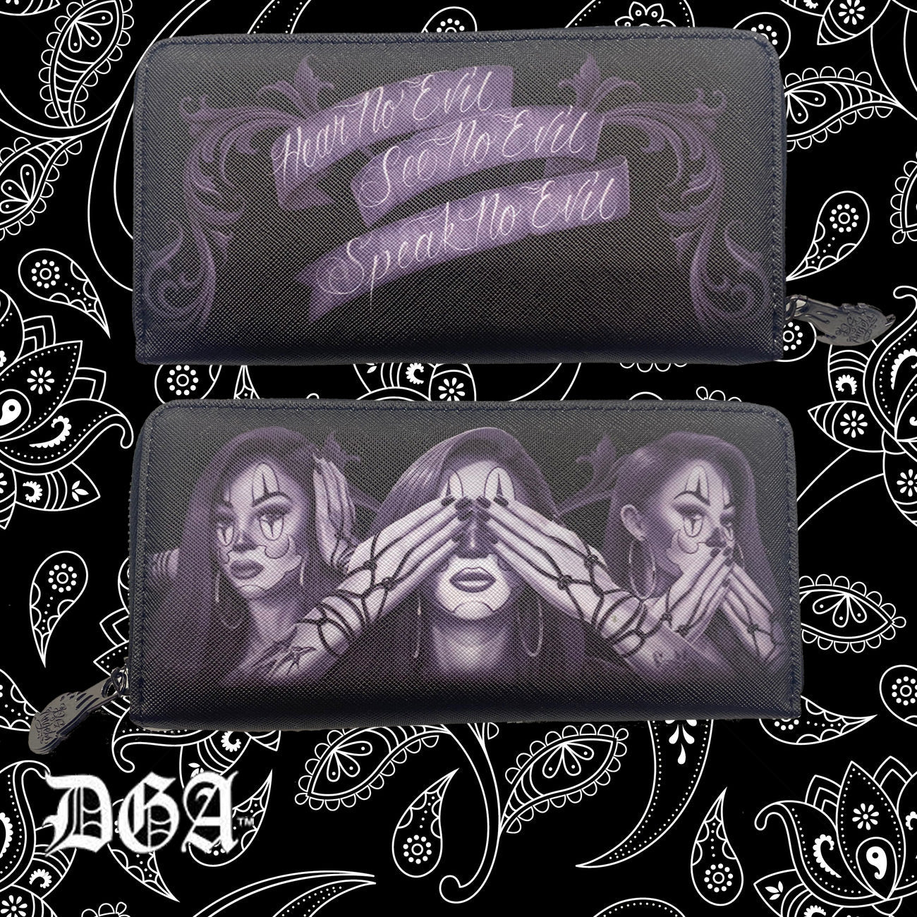 DGA Ladies Wallet - No Evil