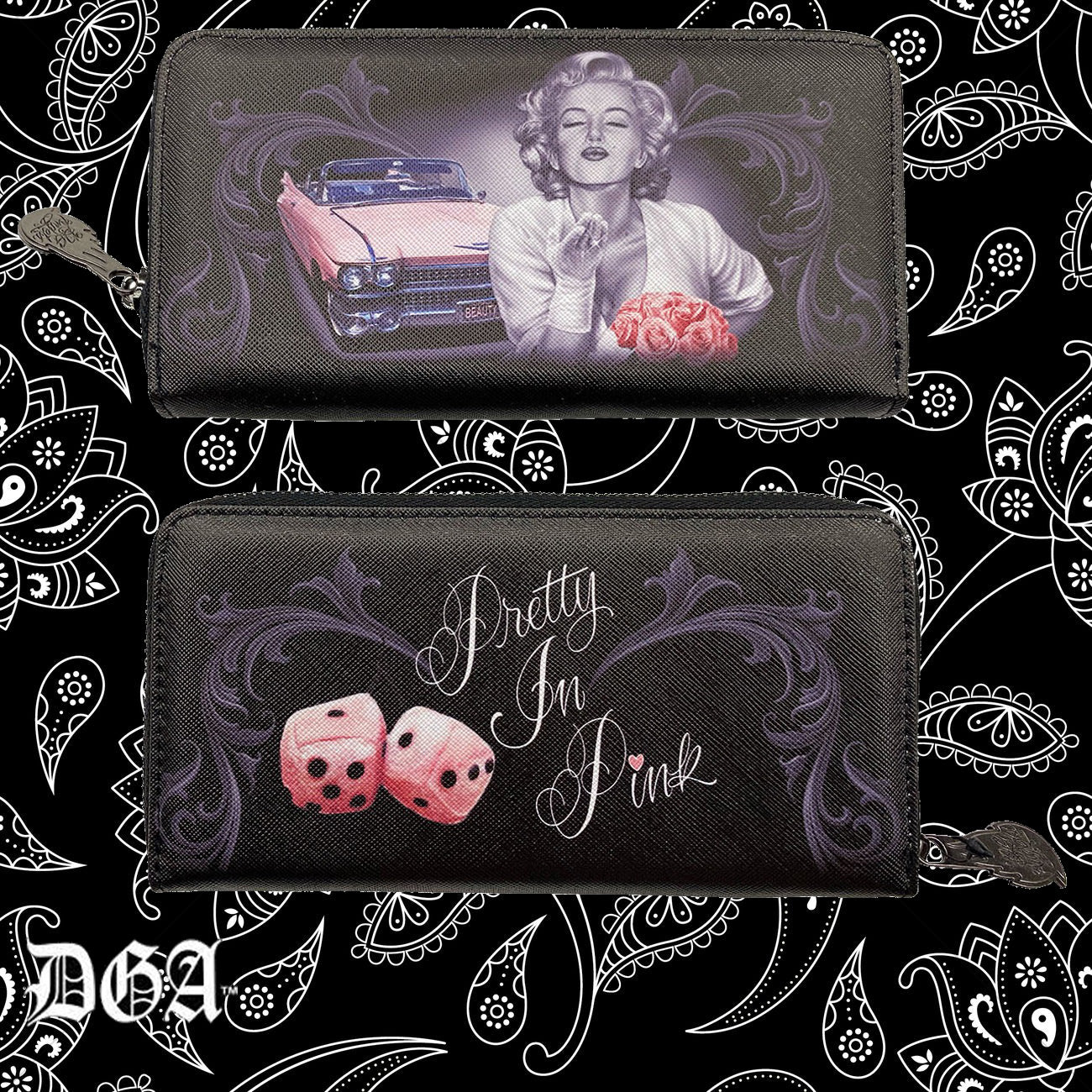 DGA Ladies Wallet - Pretty In Pink