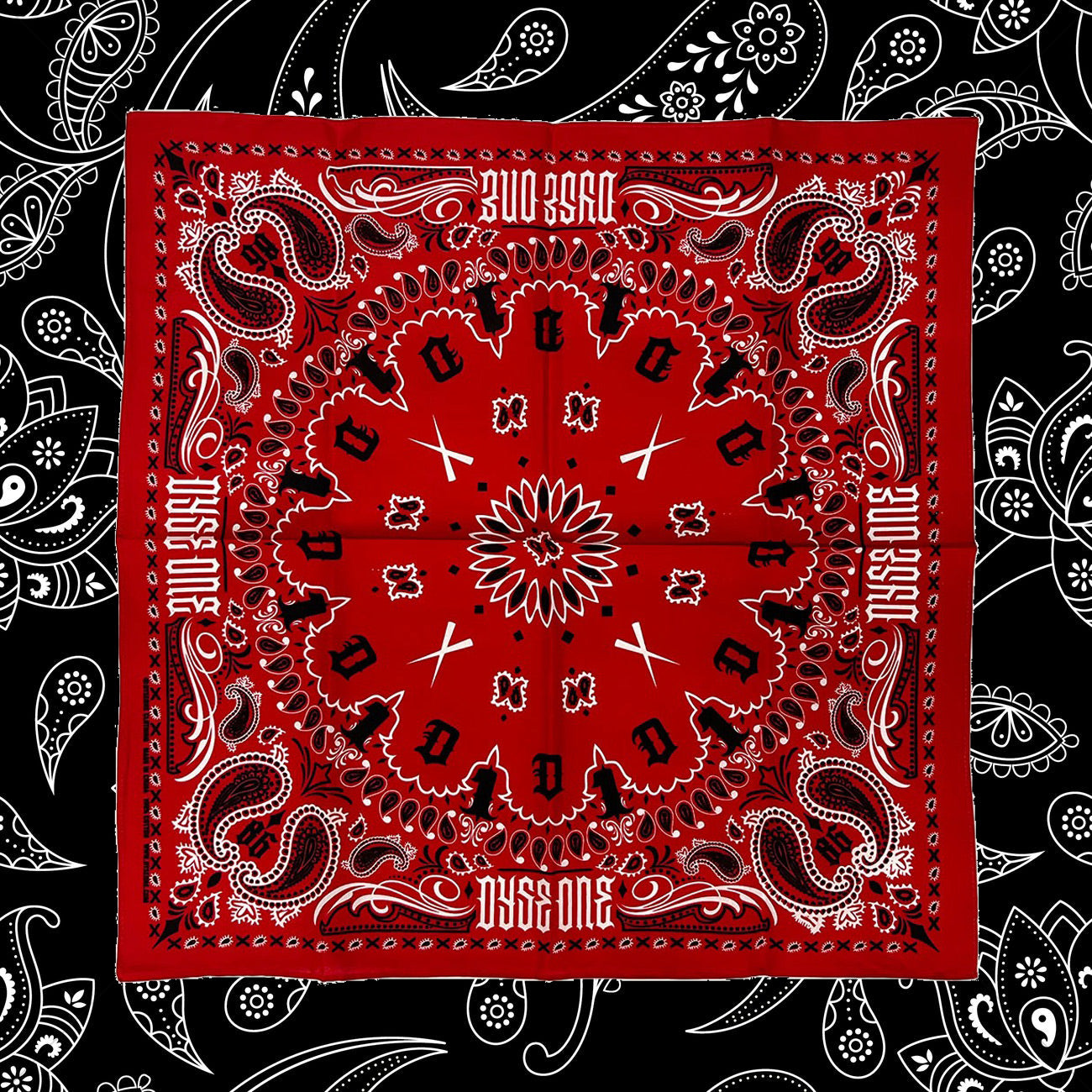 Dyse One Bandana - Black/Red