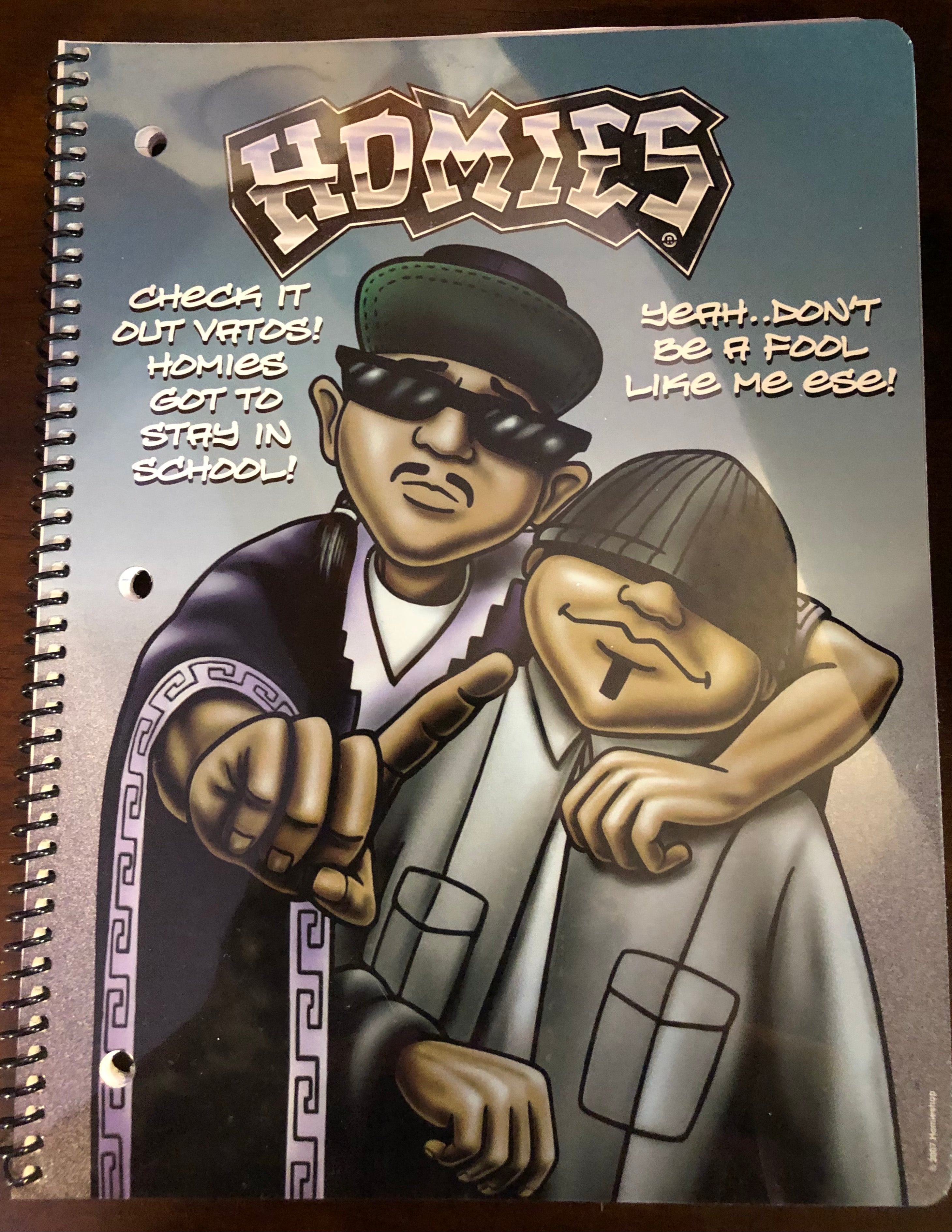 Homirs Homies Notebook - Homies Got To Stay In School – LifeStylez Store