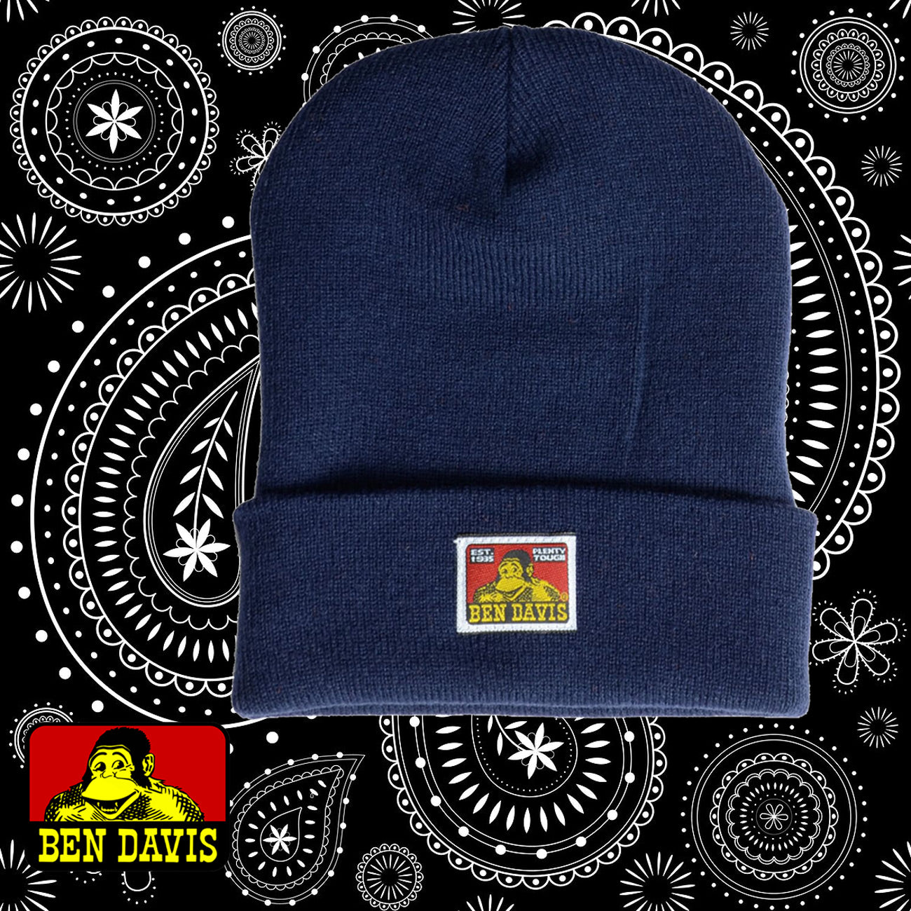 Ben Davis Beanie - Navy Blue