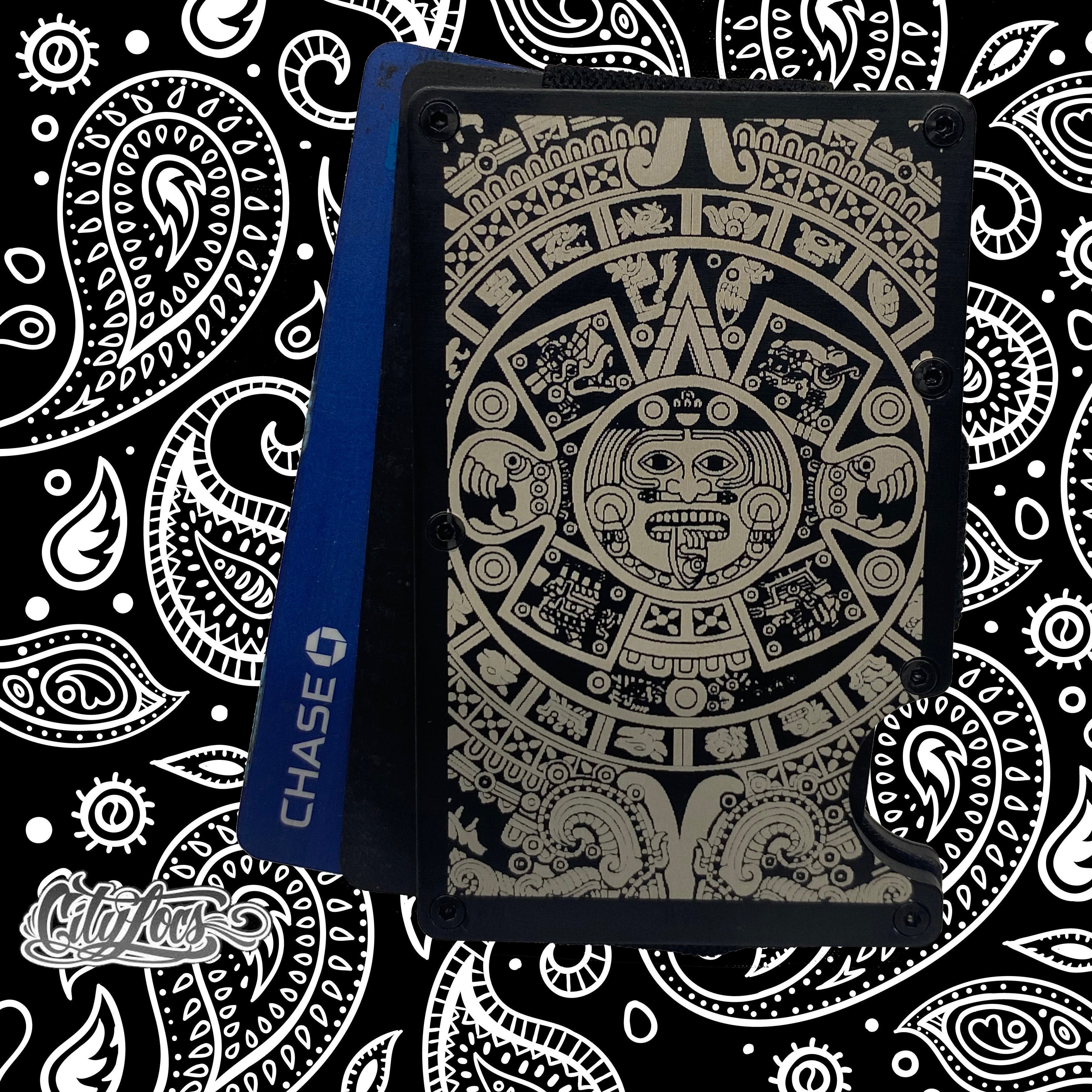 City Locs - Vice Wallet - Aztec Calendar