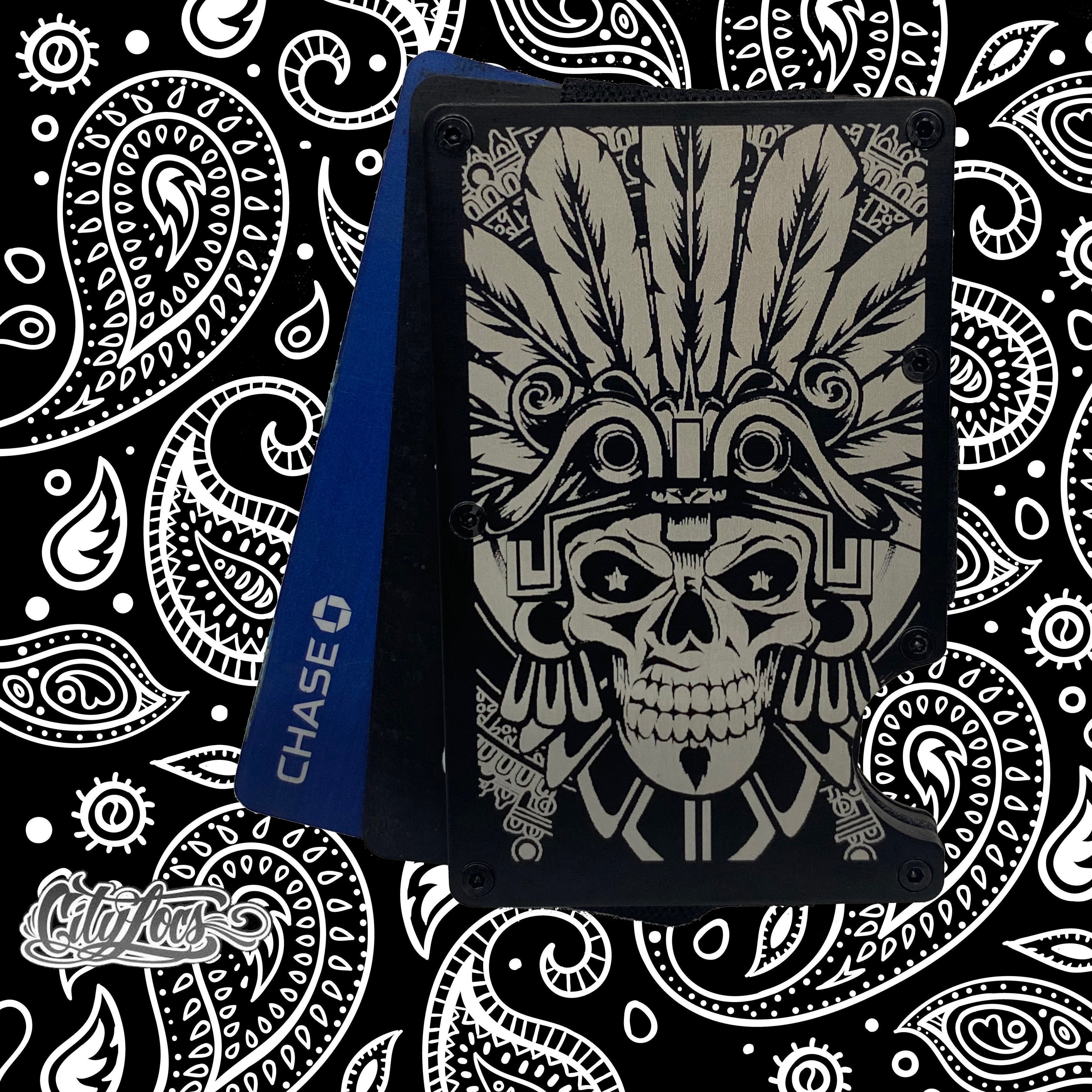 City Locs - Vice Wallet - Aztec Skull