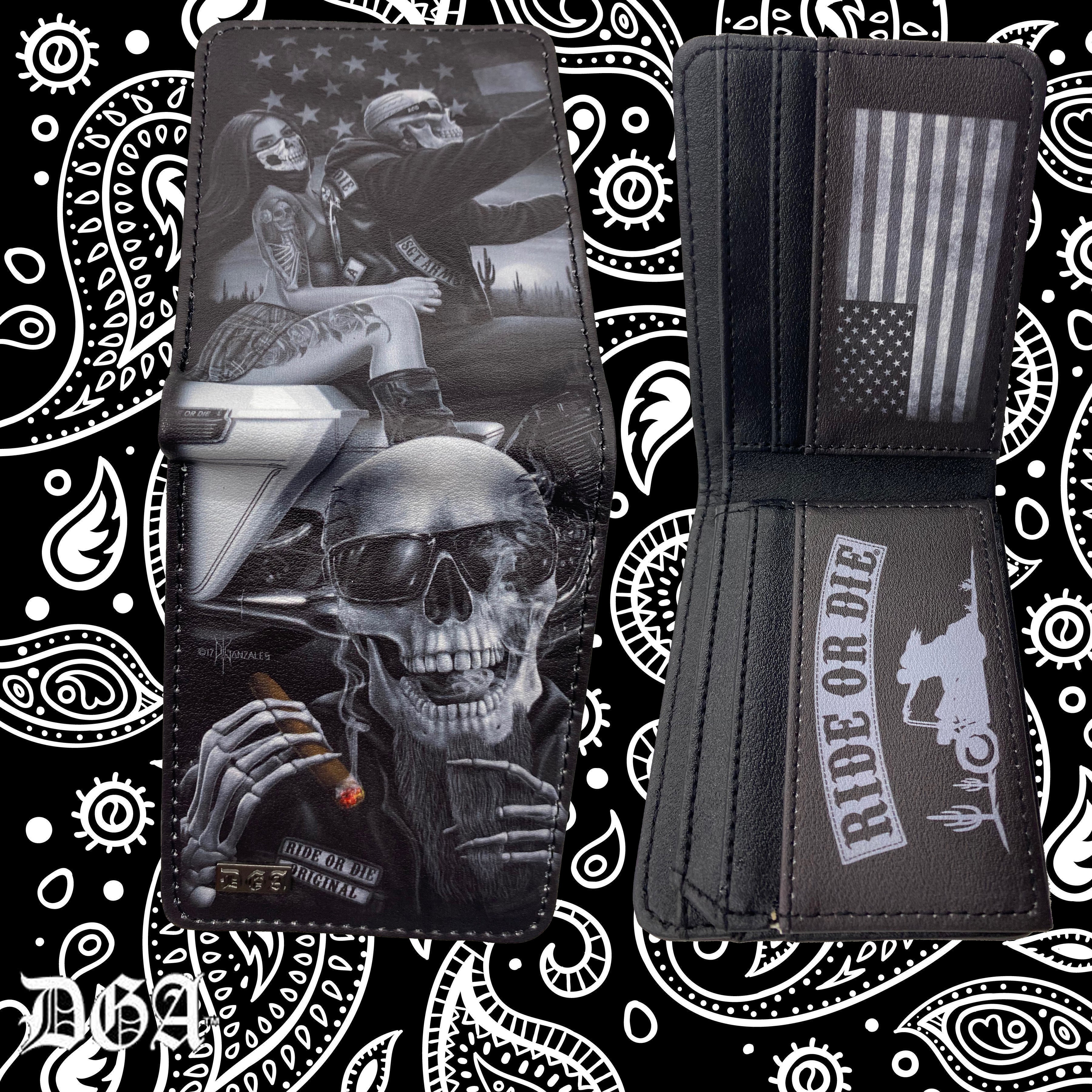 DGA Mens Wallet - Bad To the Bone