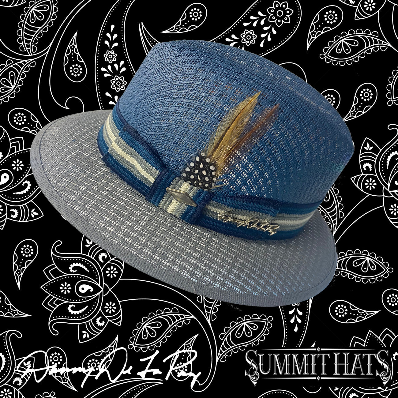 Summit Hats - Danny De La Paz Signature Brand - Blue/Grey – LifeStylez Store