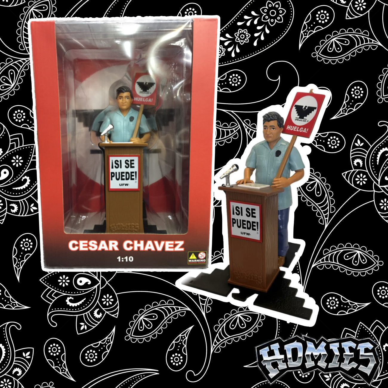 Homies - Large Collectible Figure - Cesar Chavez