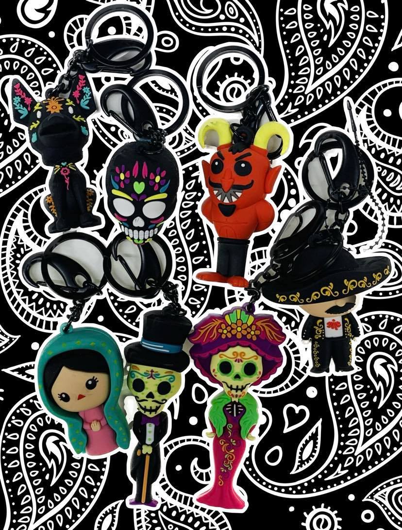 Dia De Los Muertos (D.O.D.)-  Keychains