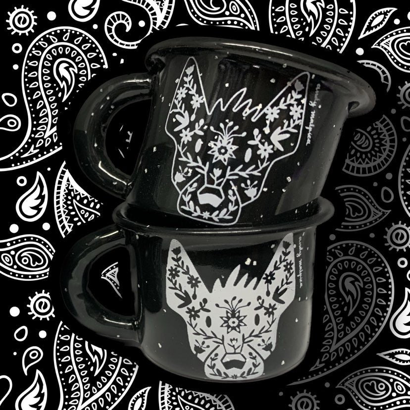 Dia De Los Muertos (D.O.D.)- 4 piece Peltre Cups